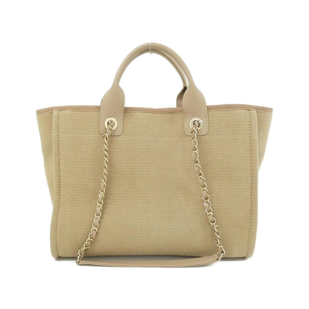 Chanel Deauville Mixed Fiber Tote Bag