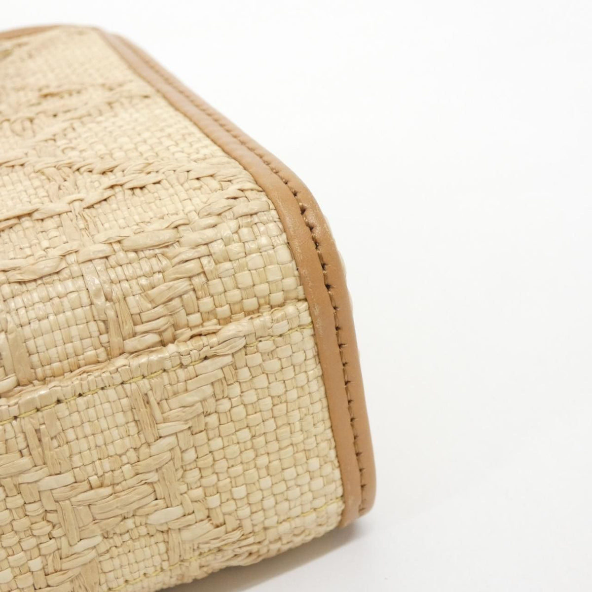 Christian Dior Lady D-Joy Raffia Calfskin Bag