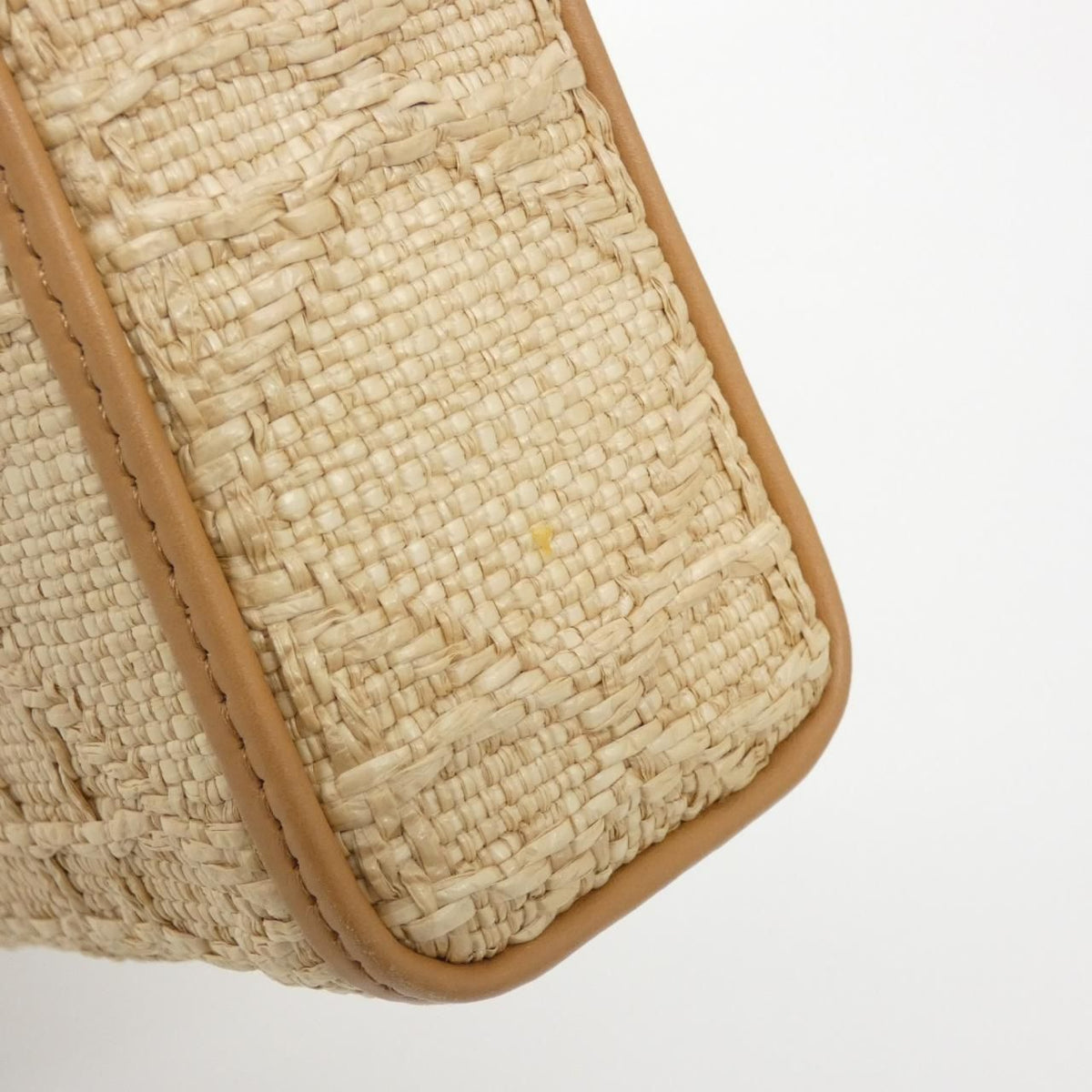 Christian Dior Lady D-Joy Raffia Calfskin Bag