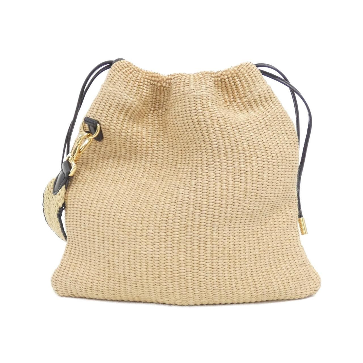 Fendi Fendi Pack Slim Clutch Straw Shoulder Bag