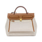 Hermes CIRCUIT 24 Herbag Zip PM Toile H Plume Vache Hunter bag