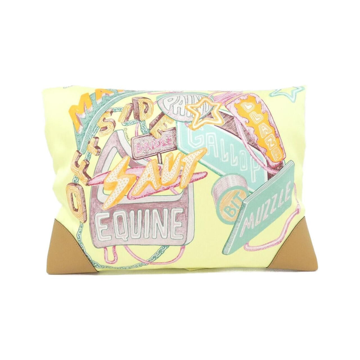 Hermes CHEVALSCOPE NEON Silky City PM Silk Swift Shoulder Bag