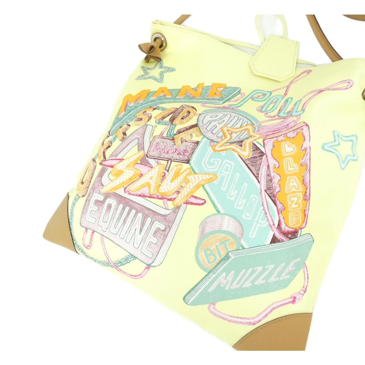 Hermes CHEVALSCOPE NEON Silky City PM Silk Swift Shoulder Bag
