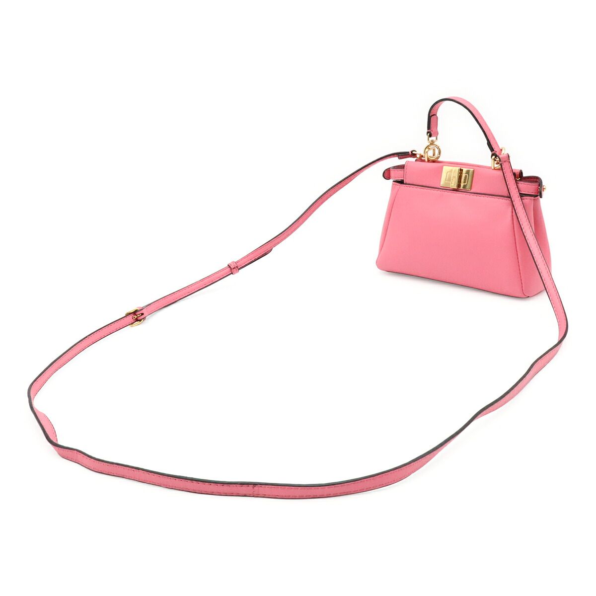 Fendi Micro Peekaboo Leather 2way Bag