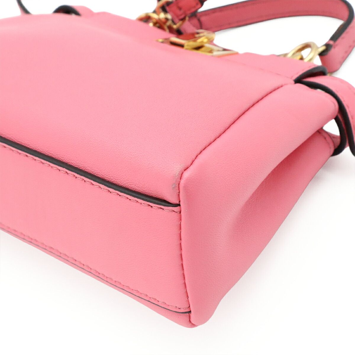 Fendi Micro Peekaboo Leather 2way Bag