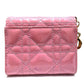 Christian Dior Lotus Wallet Patent Leather Trifold Wallet