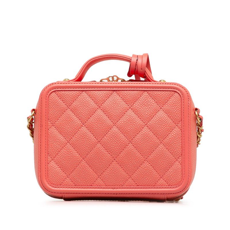 Chanel CC Filigree Matelasse Caviar 2way Bag