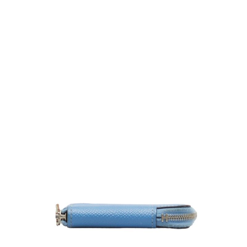 Herm s Silk In Leather Coin Case