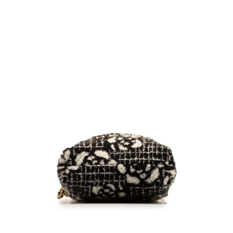 Chanel Camellia Coco Mark Logo Cotton 2way Bag