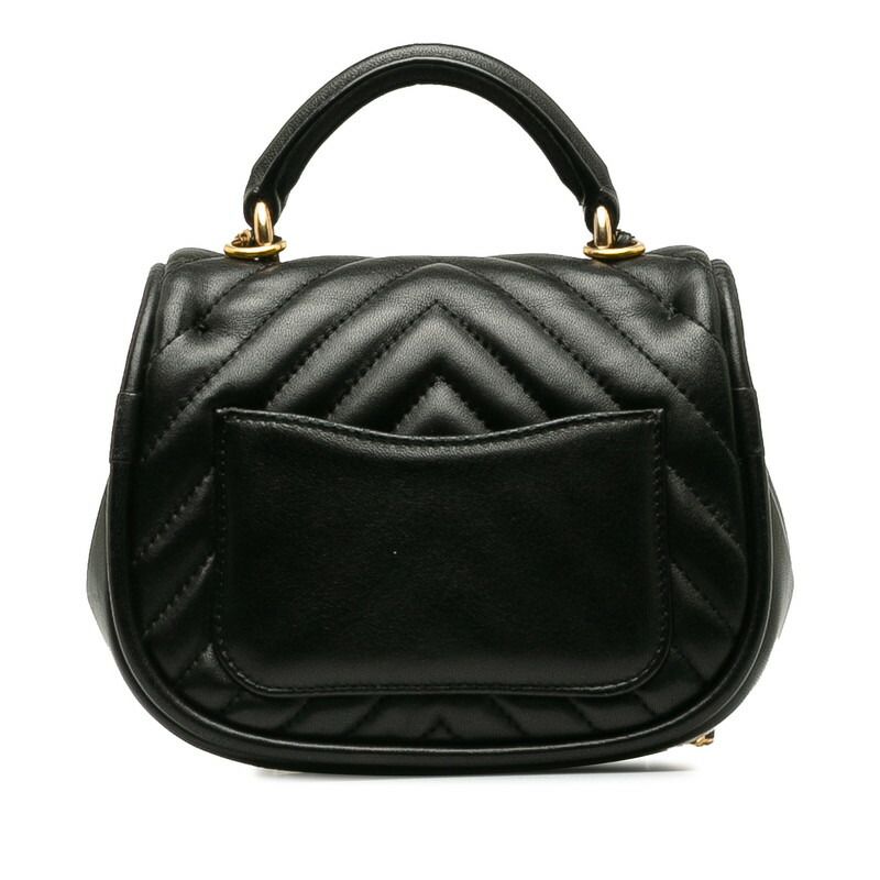 Chanel Coco Mark V Stitch Leather Shoulder Bag