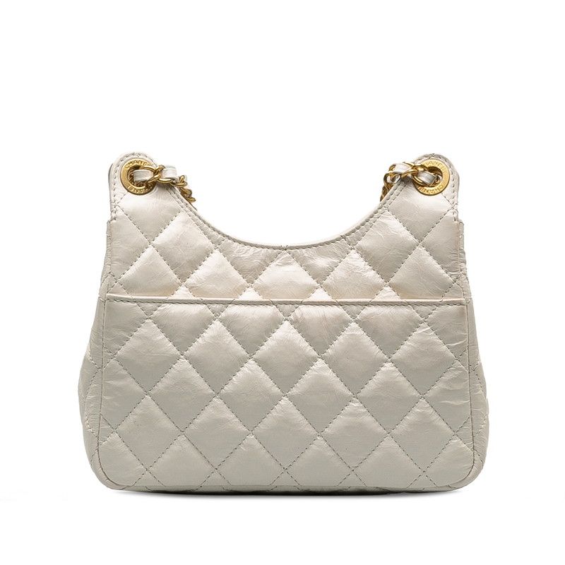 Chanel Matelasse Coco Mark Leather Shoulder Bag