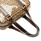 Fendi Zucchino Patent Canvas Handbag