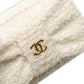 Chanel Coco Mark Ribbon Tweed Leather Coin Case