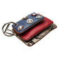 Fendi Triplette Leather Python Pouch