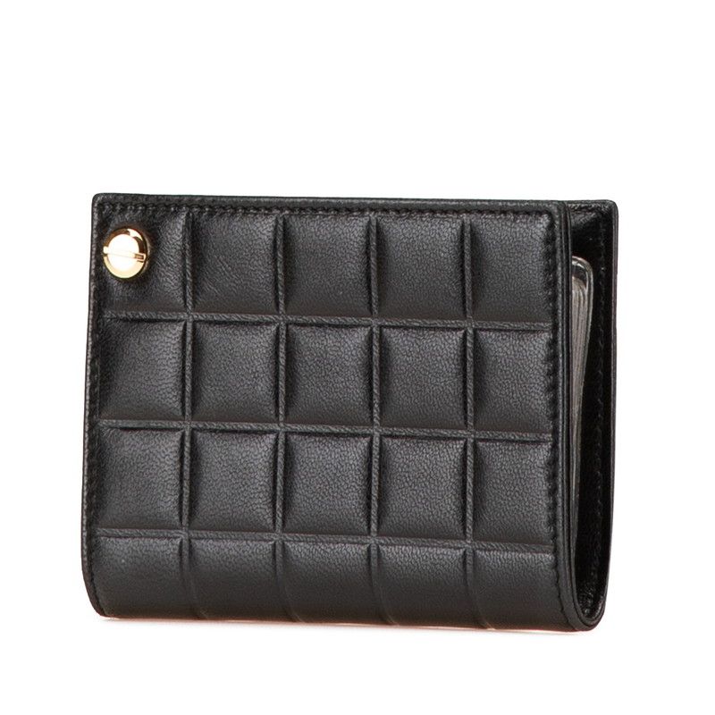 Chanel Choco Bar Lambskin Card Case