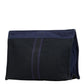 Hermes Herline Canvas Clutch Bag