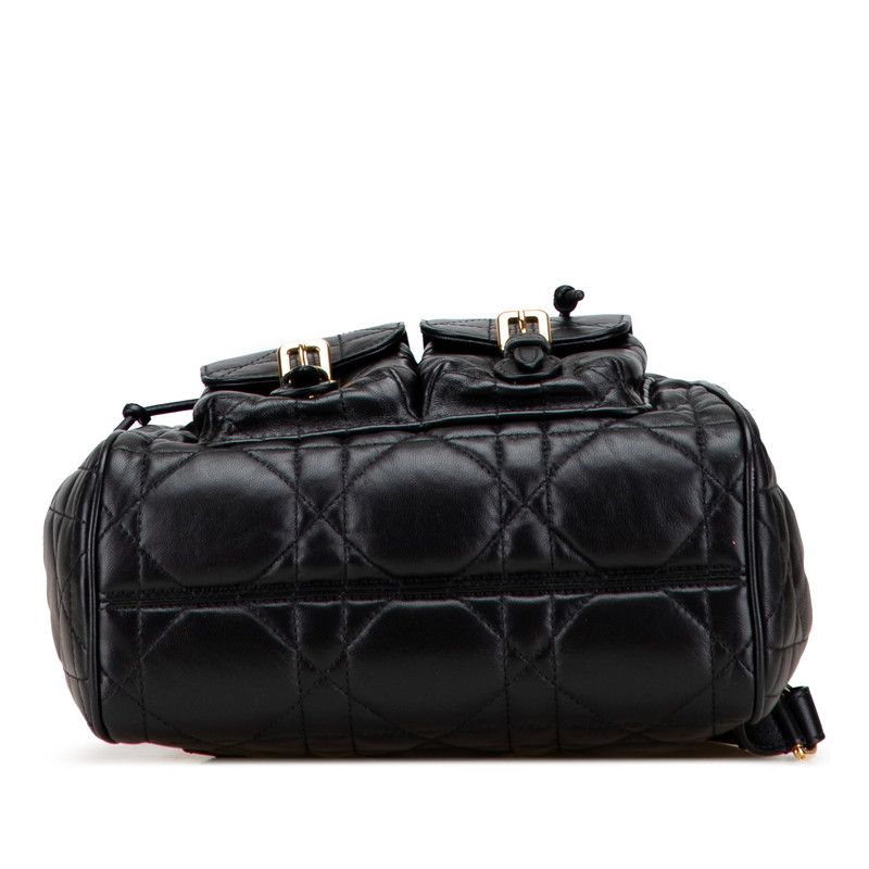 Dior Caro Macro Cannage Leather Backpack