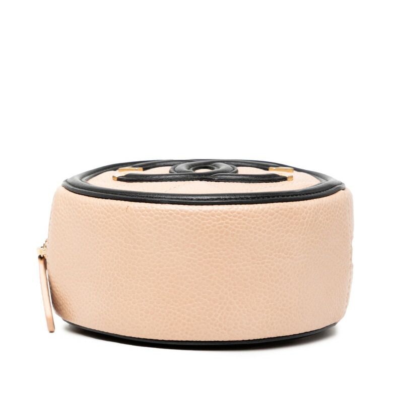 Chanel CC Filigree Caviar Shoulder Bag