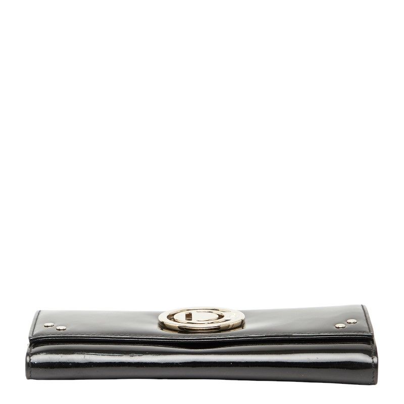 Dior Patent Leather Chain Wallet