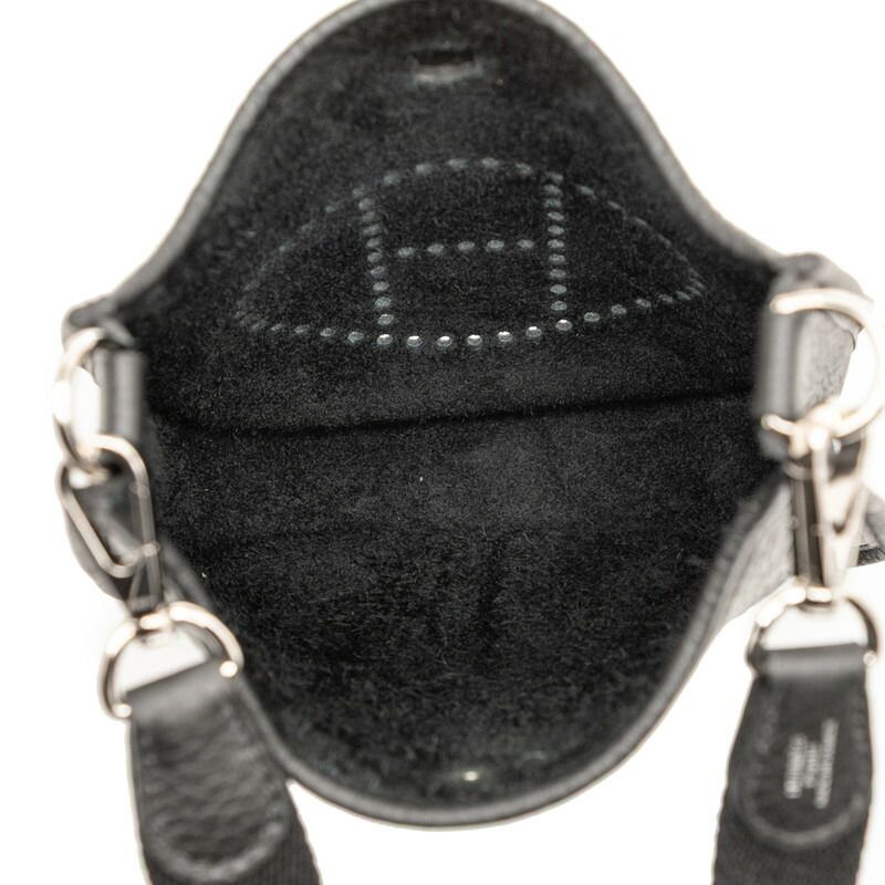 Hermes Mini Evelyne TPM Taurillon Clemence Shoulder Bag