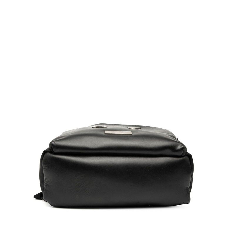 Fendi Face Leather Nylon Backpack