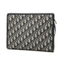 Dior 30 Montaigne Oblique Canvas Leather Clutch Bag