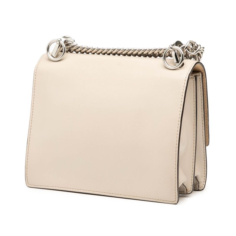 FENDI Kan I Leather Shoulder Bag