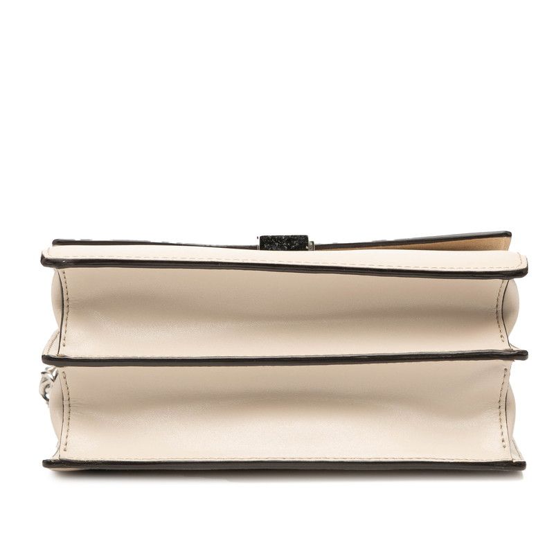 FENDI Kan I Leather Shoulder Bag