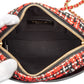 Chanel Coco Mark Tweed Leather Chain Shoulder Bag