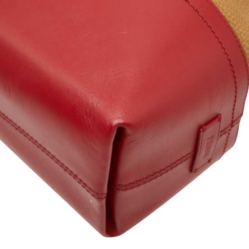 FENDI Selleria Leather Tote Bag