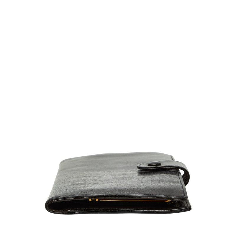 Chanel Coco Mark Lambskin Long Wallet