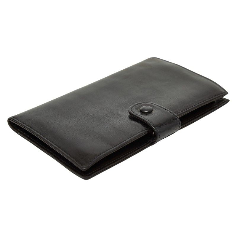 Chanel Coco Mark Lambskin Long Wallet