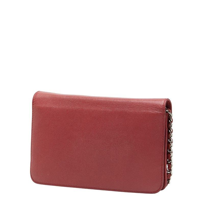 Chanel Coco Mark Caviar Skin Chain Shoulder Bag