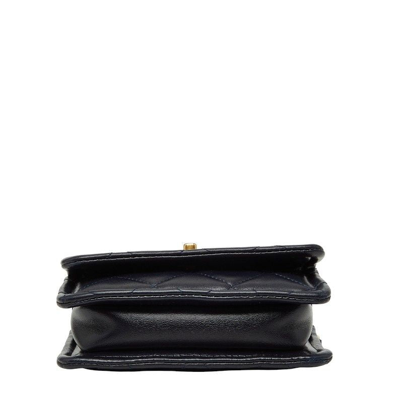 Chanel Coco Mark Matelasse Lambskin 2way Handbag