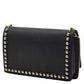 Fendi Karlito Studs Leather Chain Wallet