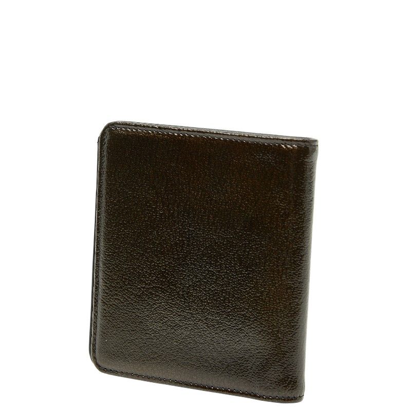 Chanel Coco Mark Patent Leather Bifold Wallet