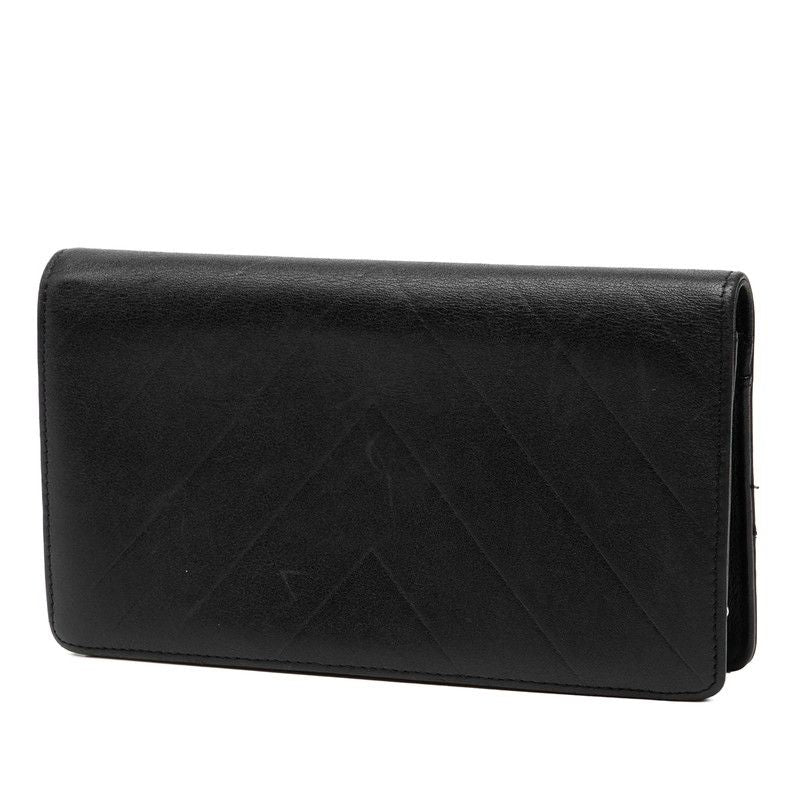 Chanel Coco Mark V Stitch Lambskin Long Wallet