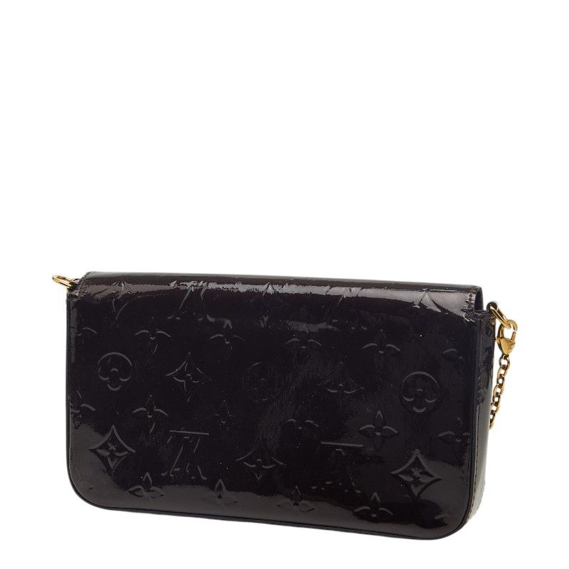 Louis Vuitton Pochette Felicie Monogram Vernis Shoulder Bag