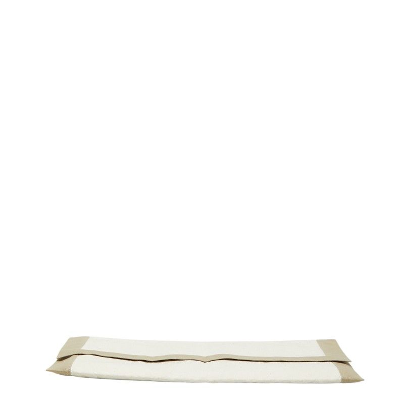 Hermes Tapidocell Canvas Clutch Bag