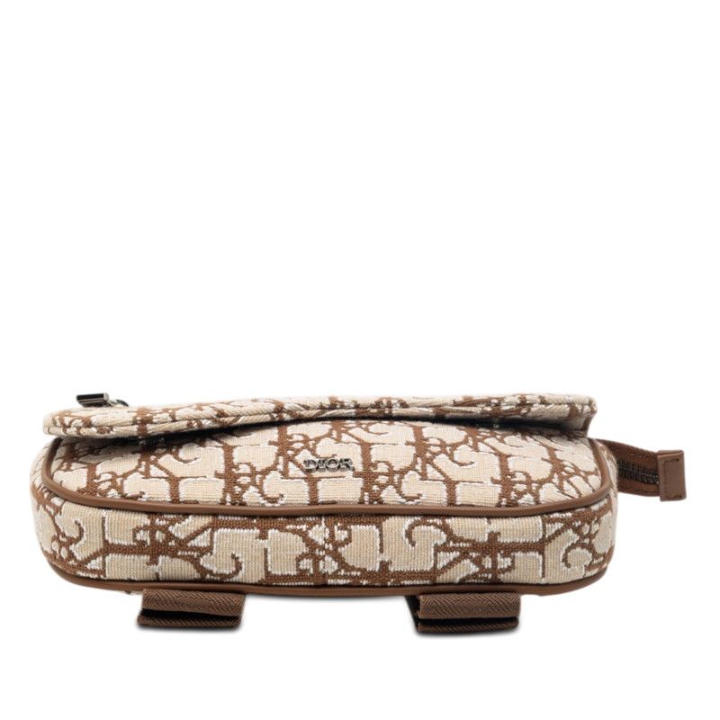 Dior Saddle Canvas Leather Arm Pouch Limited