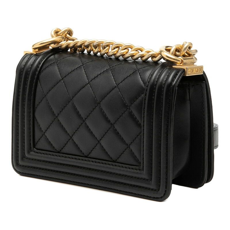 Chanel Boy Chanel Matelasse Lambskin Shoulder Bag
