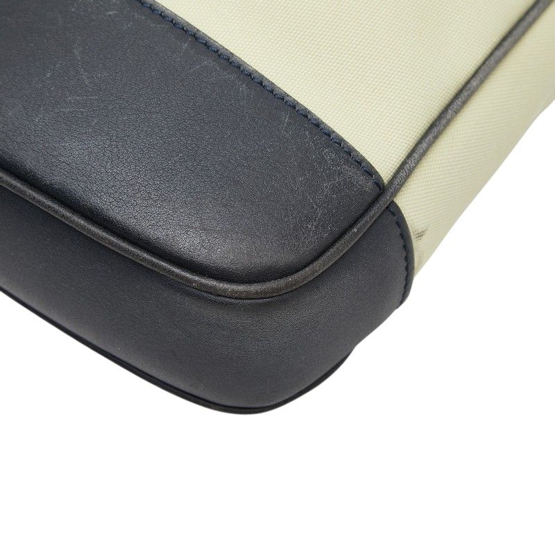 Loewe Anagram Canvas Leather Shoulder Bag