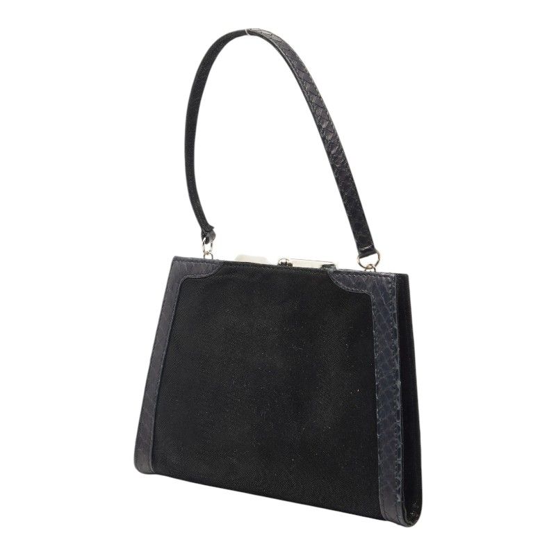 Loewe Velour Crocodile Clutch Bag