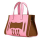 Herm s Petit h Tote PM Felt Vau Epsom Tote Bag