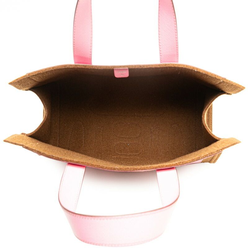 Herm s Petit h Tote PM Felt Vau Epsom Tote Bag