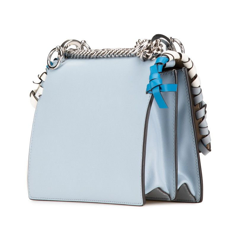 FENDI Kan I Mini Leather 2way bag