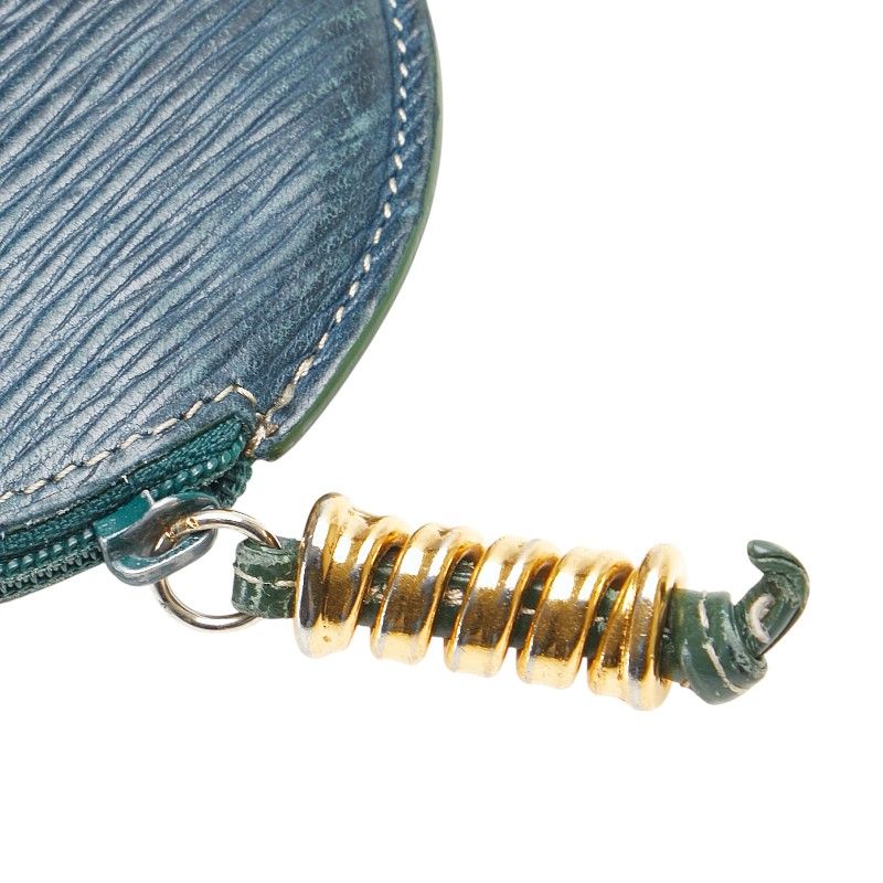 Loewe Round Twist Hardware Leather Coin Case