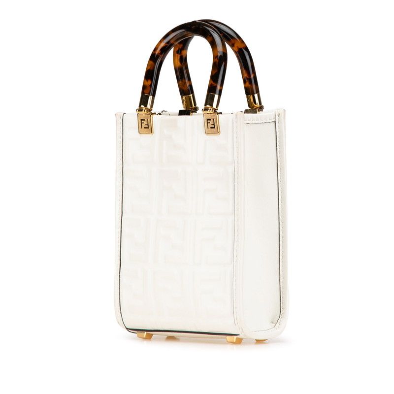 FENDI Sunshine Shopper Leather 2way Bag