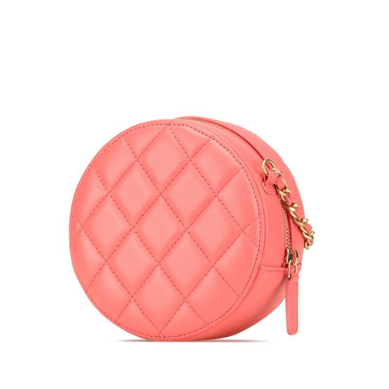 Chanel Coco Mark Matelasse Lambskin Shoulder Bag