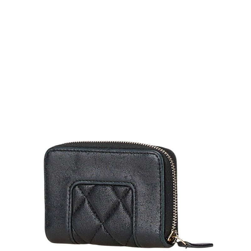 CHANEL Coco Mark Turnlock Matelasse Lambskin Coin Purse